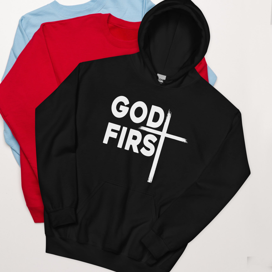 WWC God First Hoodie