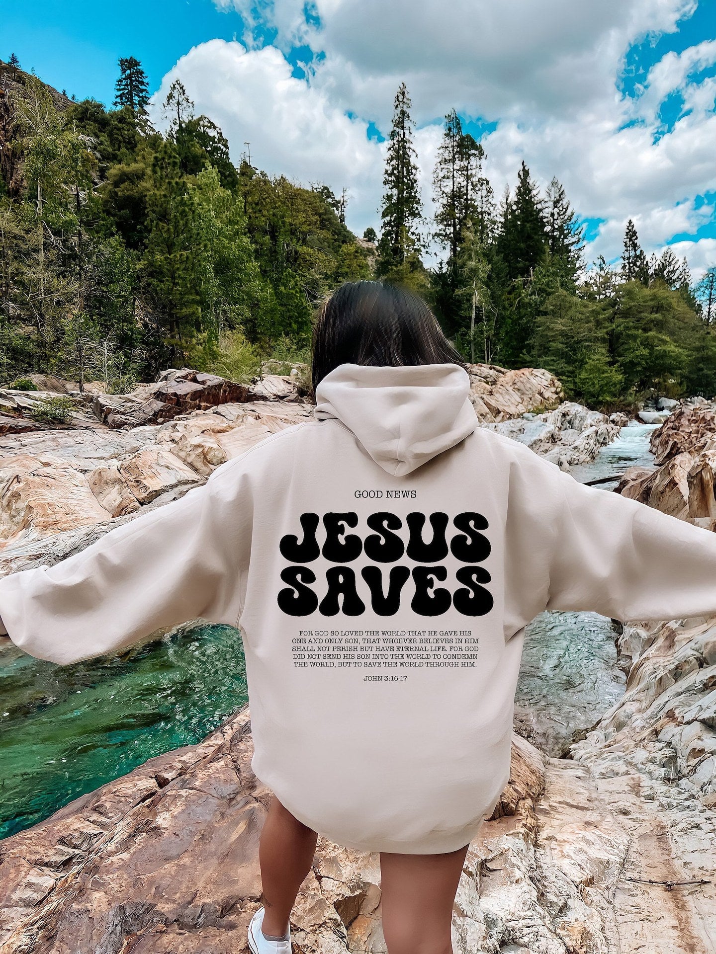 WWC Jesus Saves Hoodie