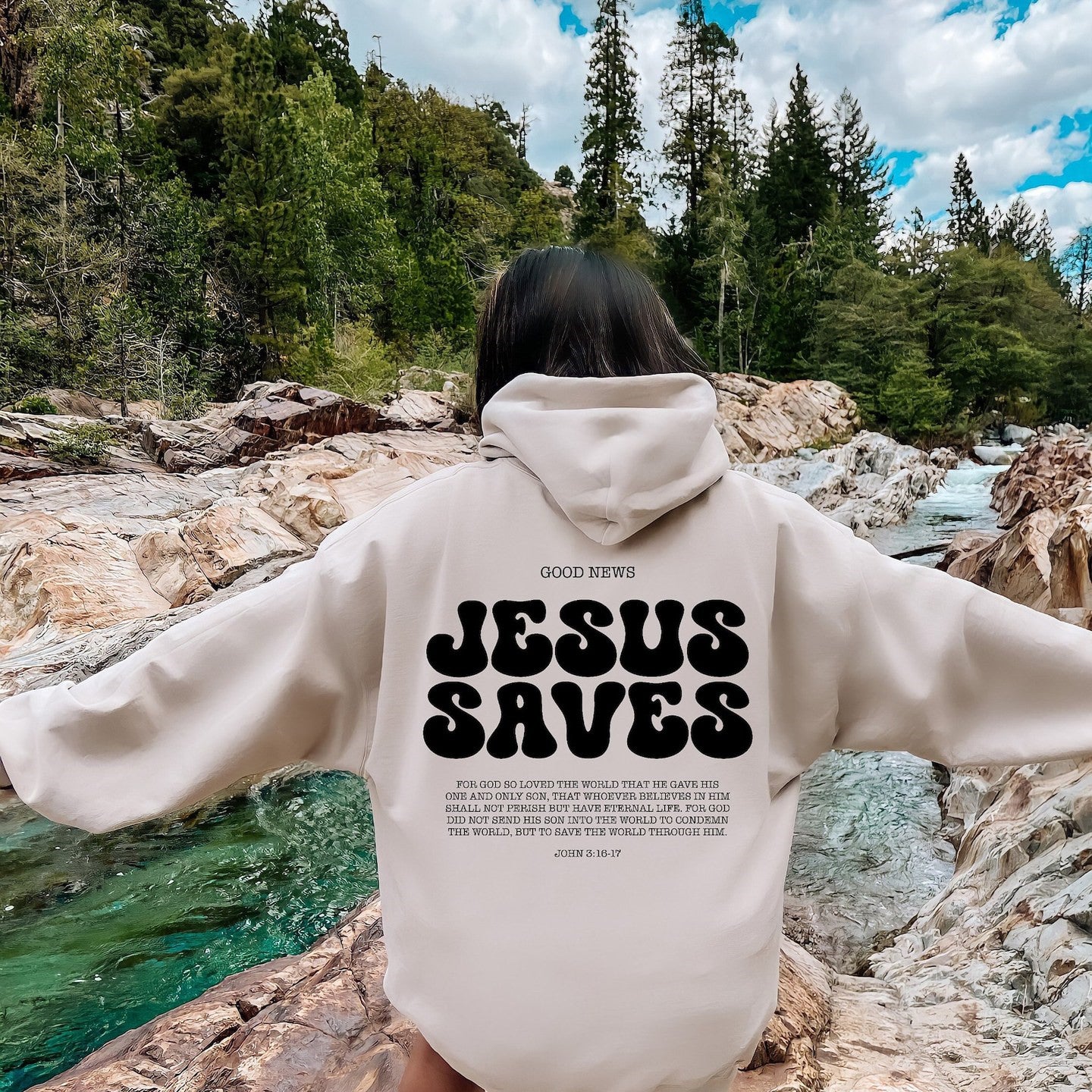 WWC Jesus Saves Hoodie