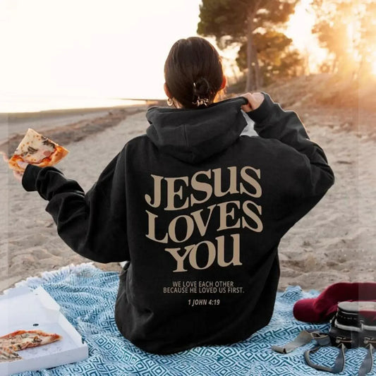 WWC Jesus Loves Me Hoodie - Embrace Love in Every Season