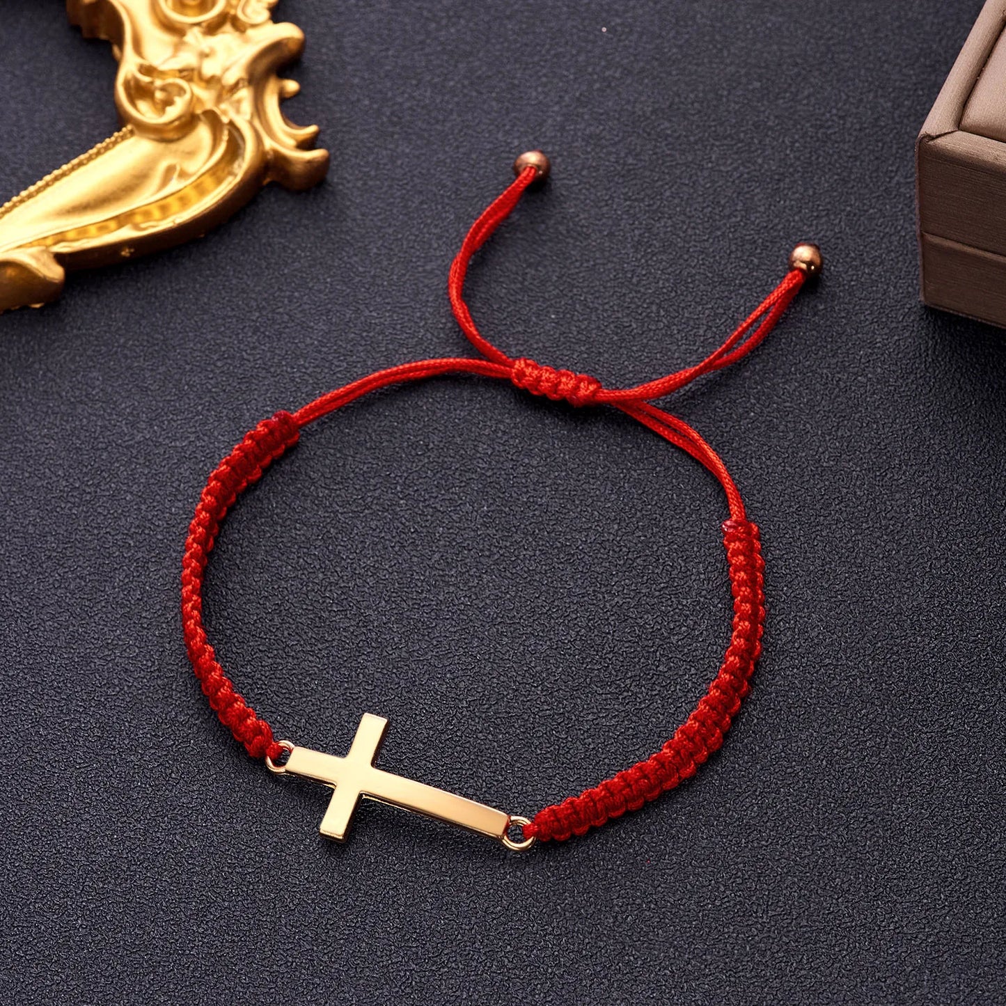 WWC Rope Cross Bracelet