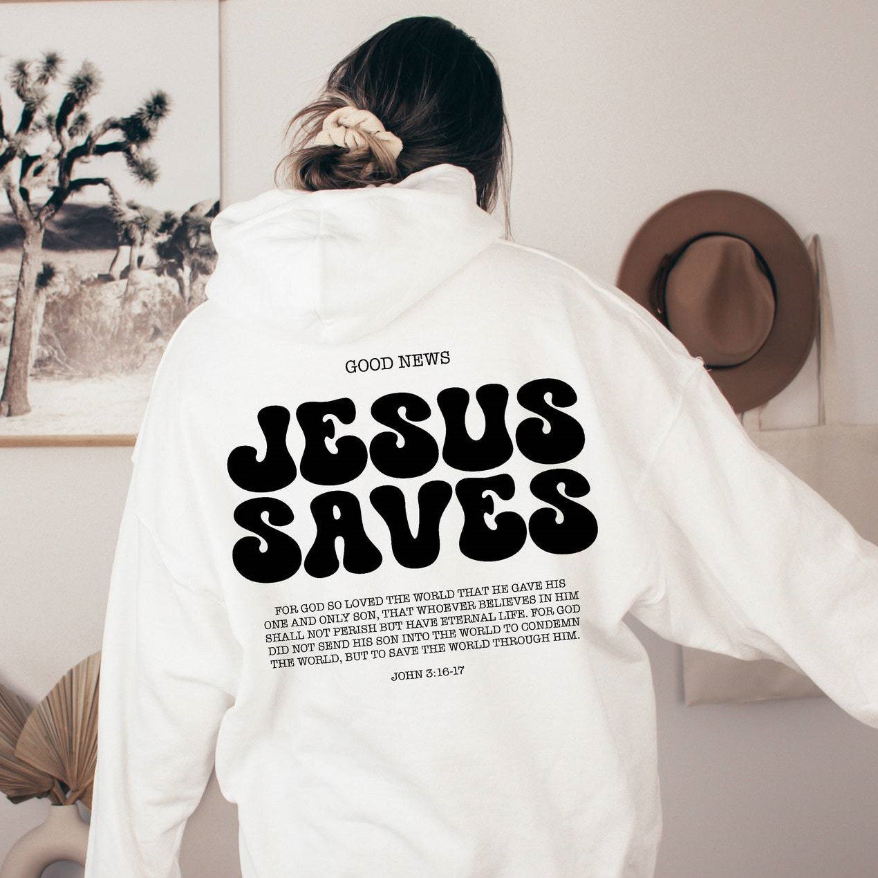 WWC Jesus Saves Hoodie